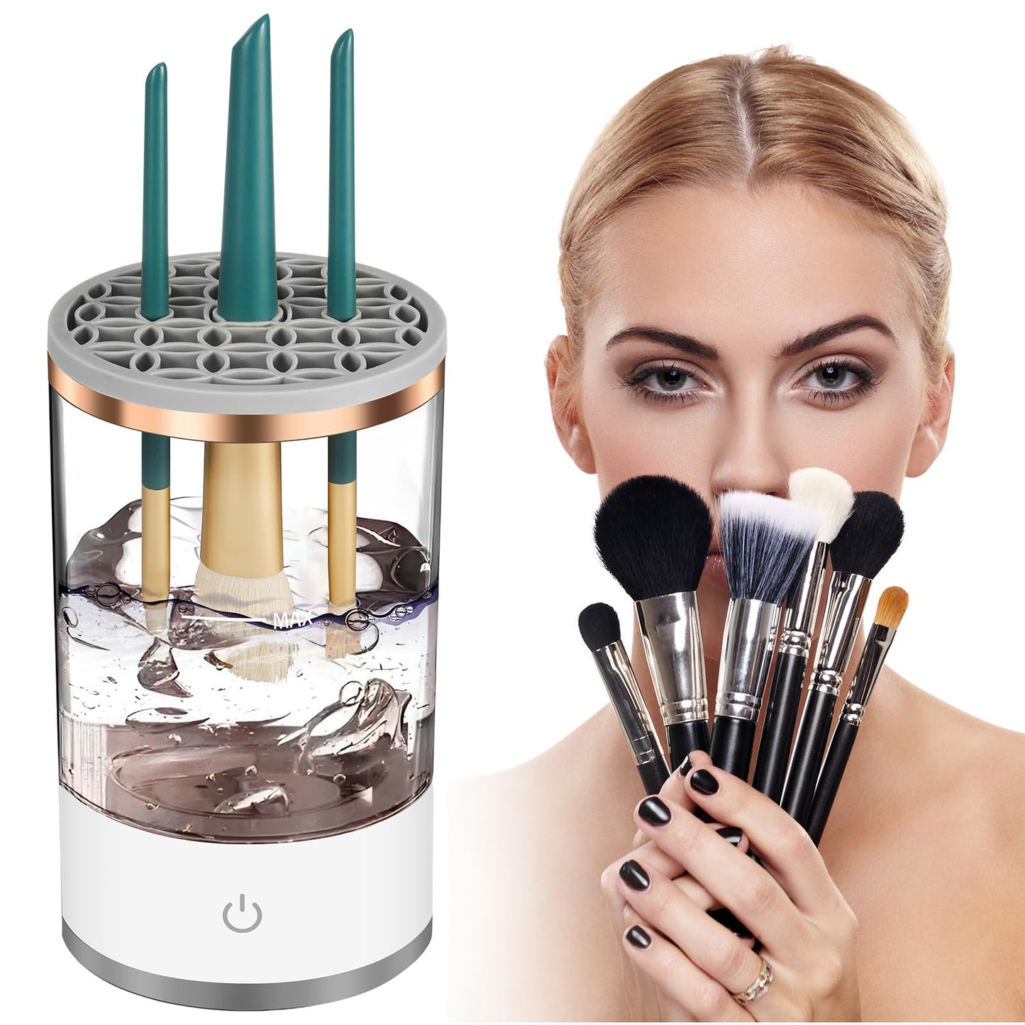 Automatic Makeup Brush Cleaner